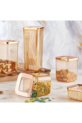 Vip Ahmet 5 Square Storage Container Copper - 1