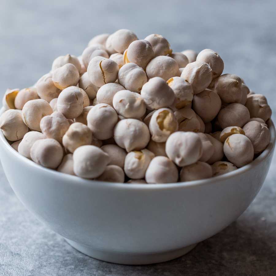 White Roasted Chickpeas , 1.1lb 500g Nuts & Brittle Gourmeturca