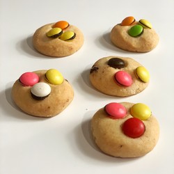 White Cookies with Bonibon, 16 pieces - 8.80oz - 250g - Thumbnail