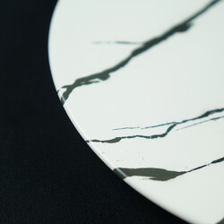 White Dinner Plate , 10.2 x 1.1 inch - Thumbnail