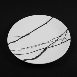 White Dinner Plate , 10.2 x 1.1 inch - Thumbnail