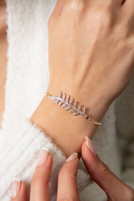 Women's Gold Plated Branch Model Bracelet - 1
