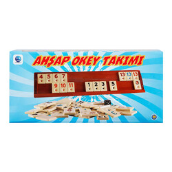 Wooden Okey Game Set - Thumbnail