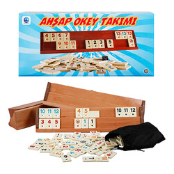 Wooden Okey Game Set - Thumbnail