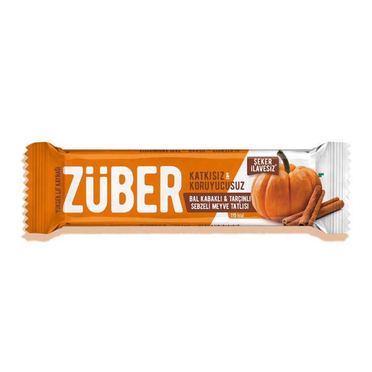 Züber Pumpkin and Cinnamon Vegetable Bar , 35g 3 pack